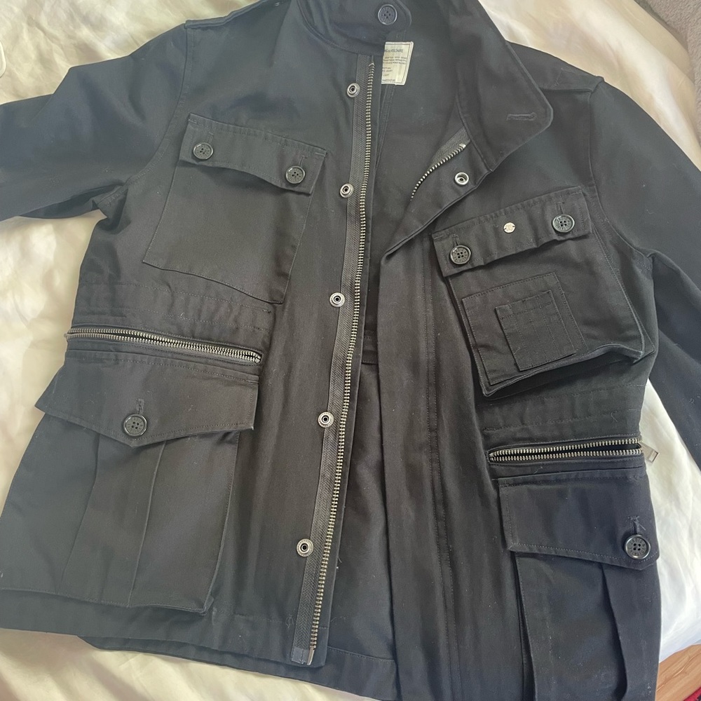 Zadig & Voltaire Denim/Utility Skull Jacket - Picture 4 of 7